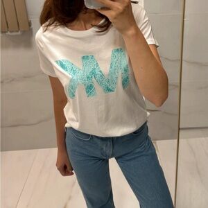 Michael Kors Women’s Size M White TShirt NWT